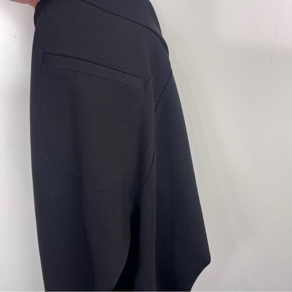 Betabrand The Sassiest Pant Skirt Lasercut Trim Black Women's Size Small Petite - Picture 5 of 9